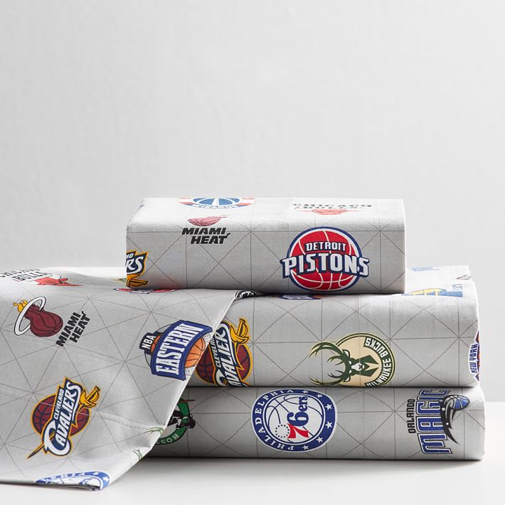 NBA Boy's Sheet Set Pottery Barn Teen