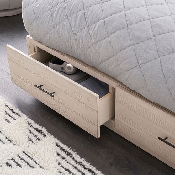 Modern Farmhouse Storage Bed With Mattress Set Teen Storage Beds