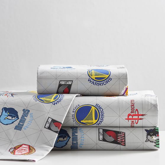 NBA Boy's Sheet Set Pottery Barn Teen