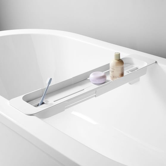 Yamazaki Expandable Bathtub Caddy | Pottery Barn Teen