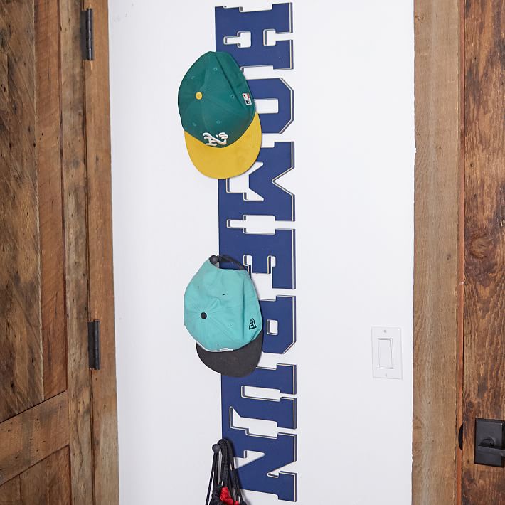 Home Run Wall Hook Organizer Pottery Barn Teen