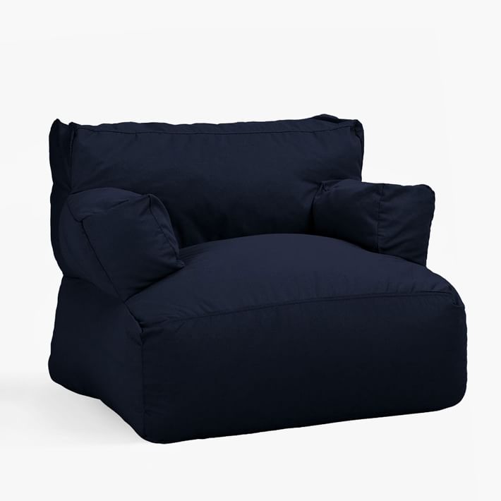 Twill Navy Eco Lounger