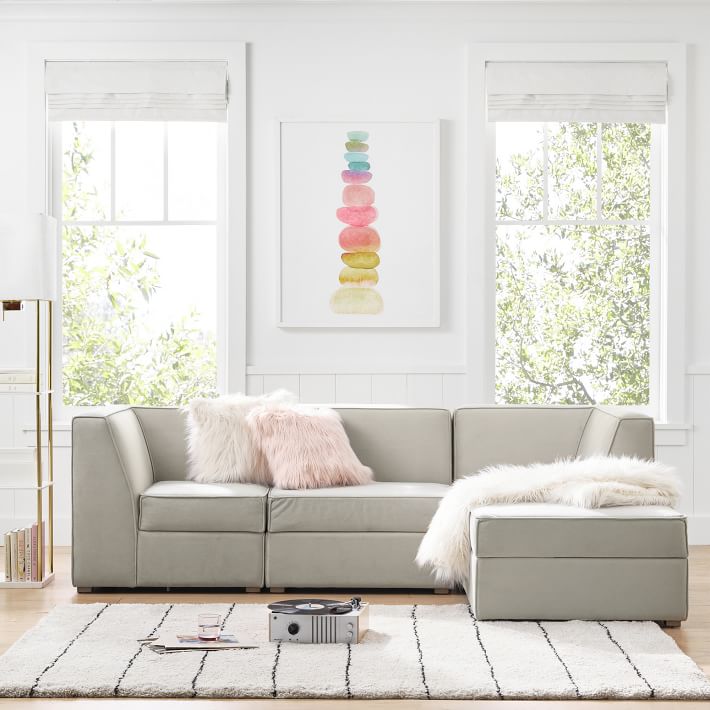 Build Your Own Riley Storage Sectional Pottery Barn Teen