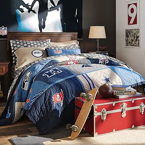 NFL Comforter  Pottery Barn Teen