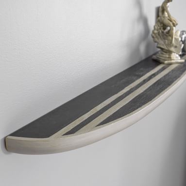 Surfboard Floating Shelves Pottery Barn Teen   Surfboard Shelves M 