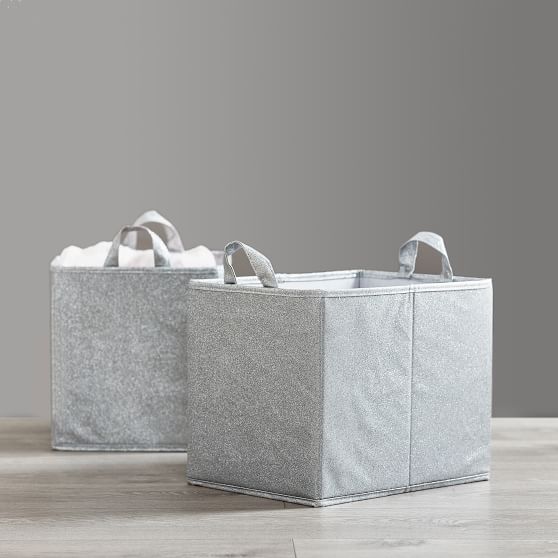 Glitter Storage Storage Bins Pottery Barn Teen