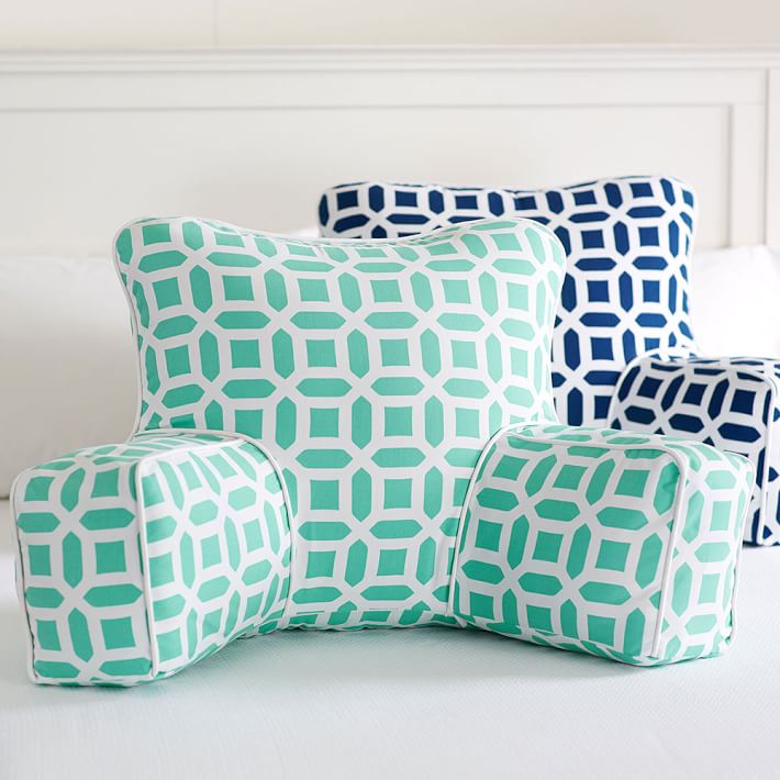 Peyton Backrest Pillow Cover Pottery Barn Teen