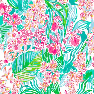 Lilly Pulitzer Orchid Border Girls Duvet Cover | Pottery Barn Teen