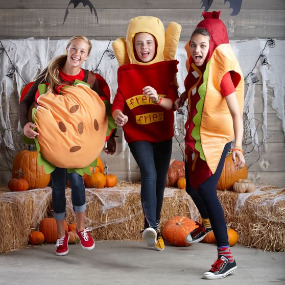 Hamburger Teen Halloween Costume | Pottery Barn Teen