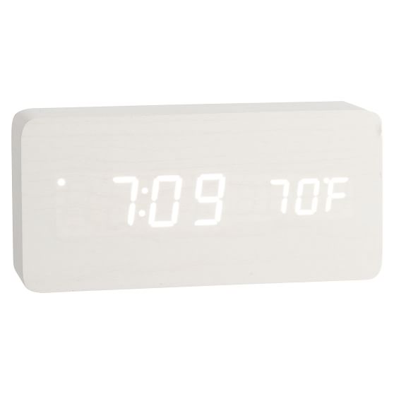 FauxWood Alarm Clock Tech Accessories Pottery Barn Teen