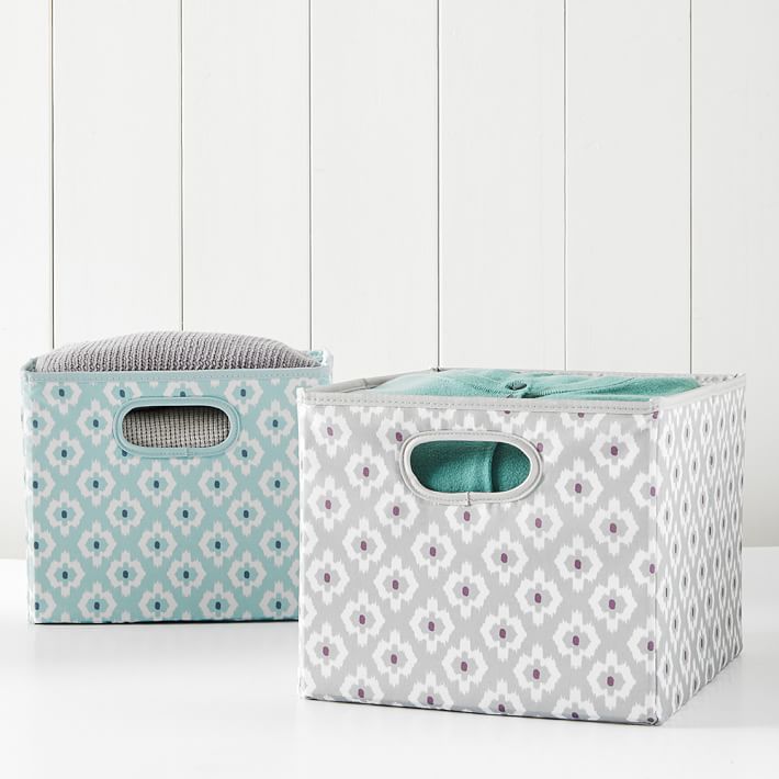 Closet Sweater Bins, Bohemian Paisley Dorm Storage Pottery Barn Teen