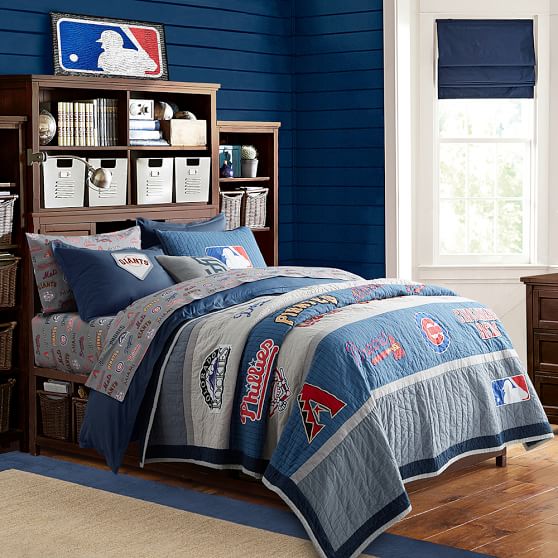 MLB Boys Quilt + Sham Sale Pottery Barn Teen