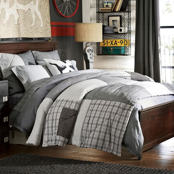 Relaxed Chambray Duvet + Boys Sham | Sale | Pottery Barn Teen