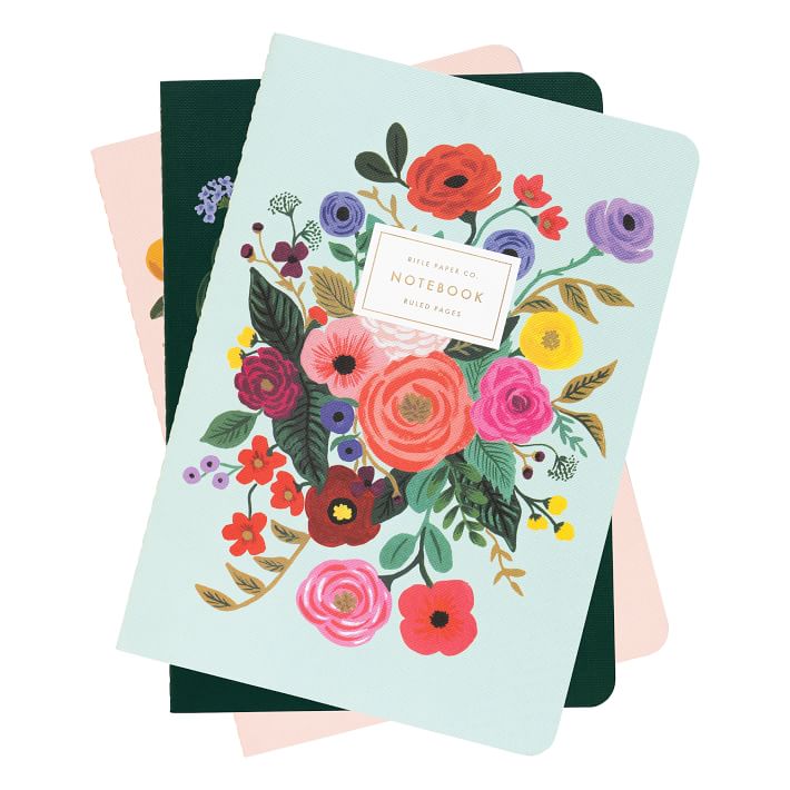 Rifle Paper Co. Garden Party Stitched Notebooks Desk Accessories