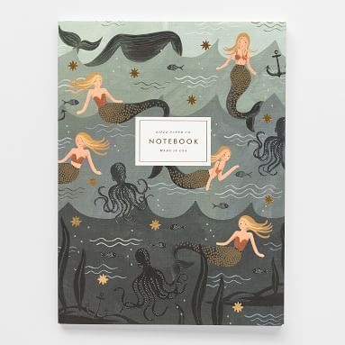 Rifle Paper Co. Mermaid Notebooks | Desk Accessories | Pottery Barn Teen