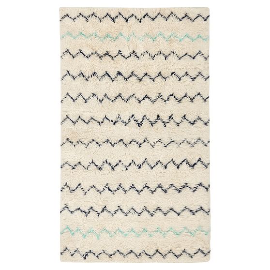 Zig Zag Shag Rug Teen Rug Pottery Barn Teen