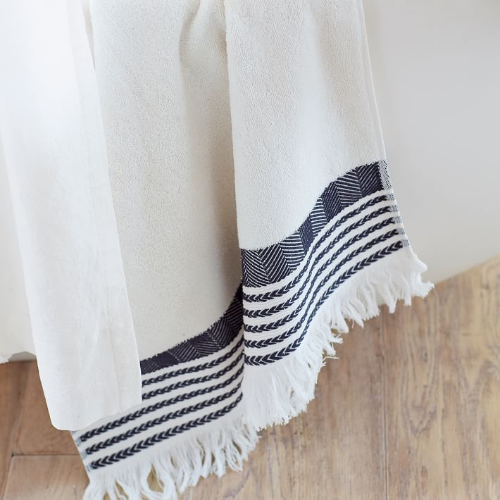 Boho Fringe Teen Bath Towels Pottery Barn Teen