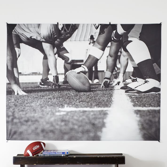 Football Tapestry Wall Decor Pottery Barn Teen