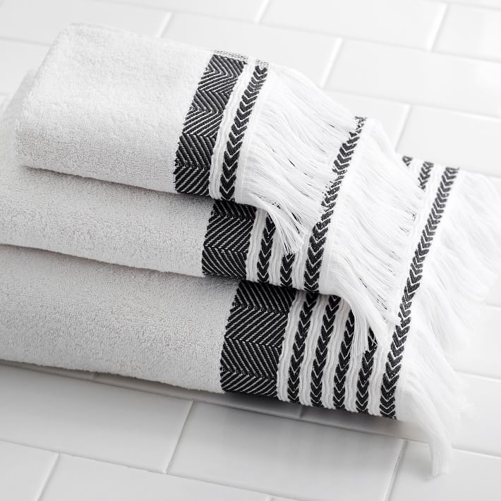 Boho Fringe Teen Bath Towels | Pottery Barn Teen