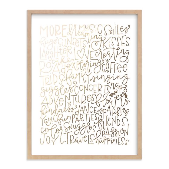 White Framed Art Pottery Barn Teen