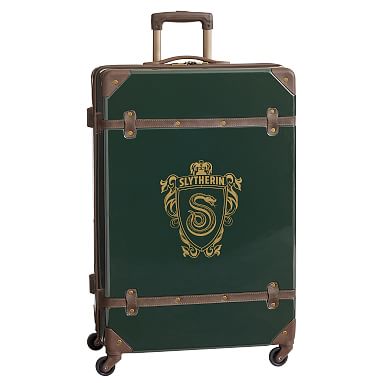 HARRY POTTER™ Hard-Sided SLYTHERIN™ Checked Spinner Suitcase, Slytherin-Green