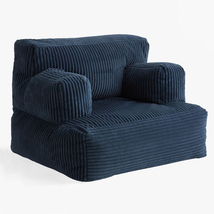 Chamois Midnight Blue Eco Lounger