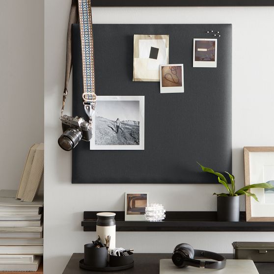 No Nails Frameless Square Pinboard Pottery Barn Teen