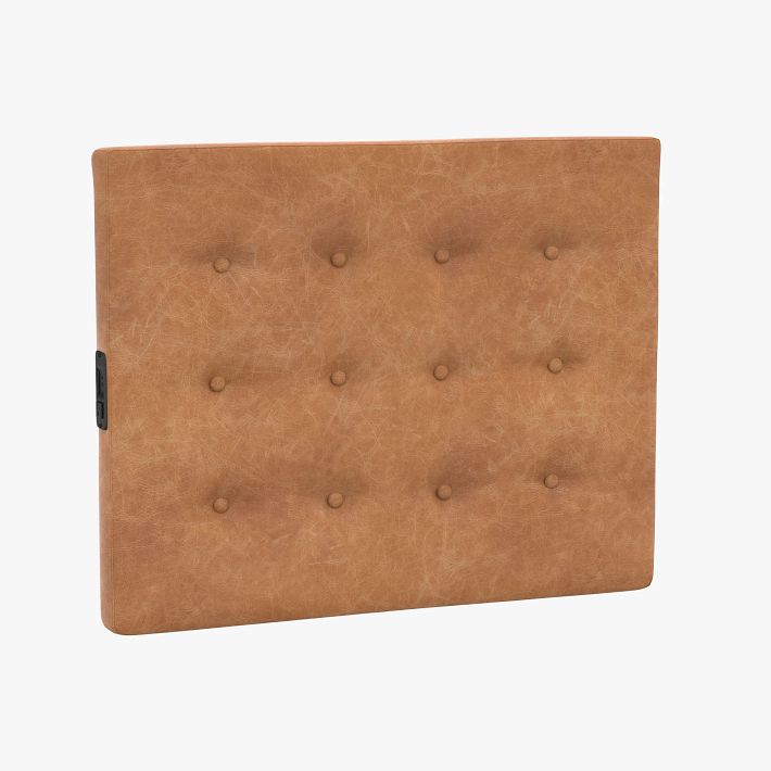 No Nails Tufted Tech Smart Dorm Headboard Pottery Barn Teen