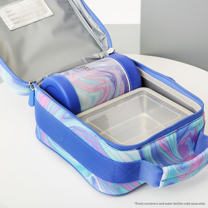 Pink & Purple Marble Classic Lunch Box For Teens Pottery Barn Teen