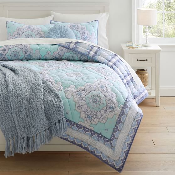 Bohemian Wonder Girls Quilt + Sham | Pottery Barn Teen