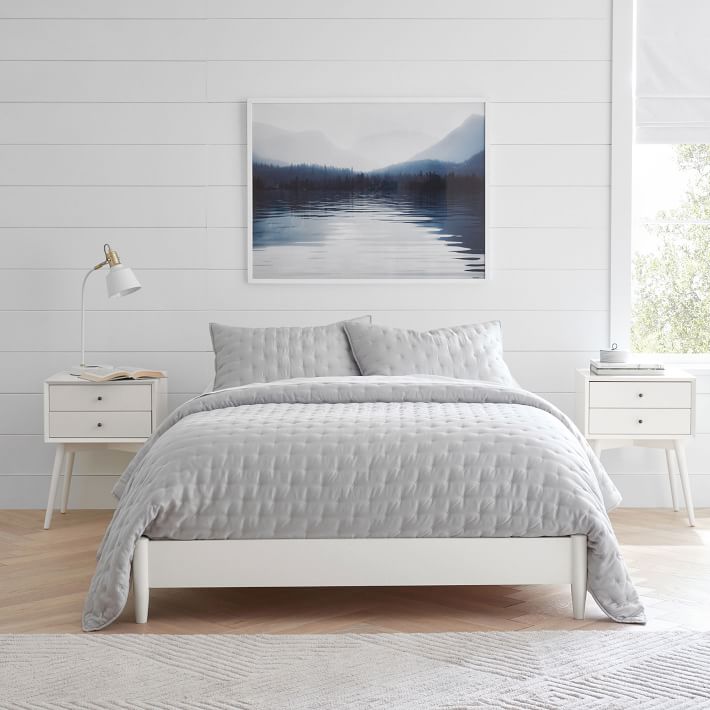 west elm x pbt Mid-Century Platform Bed | Pottery Barn Teen