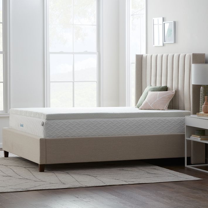 Lucid® Dream Gel Memory Foam Mattress Topper Pottery Barn Teen