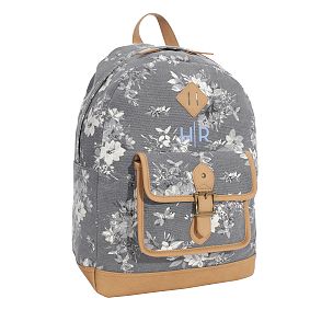 Northfield Camilla Floral Black/White Backpack | Pottery Barn Teen