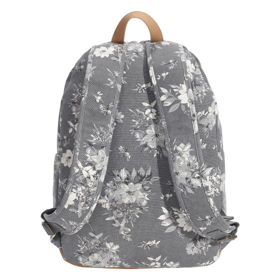 Northfield Camilla Floral Washed Black And White Backpack and Slim
