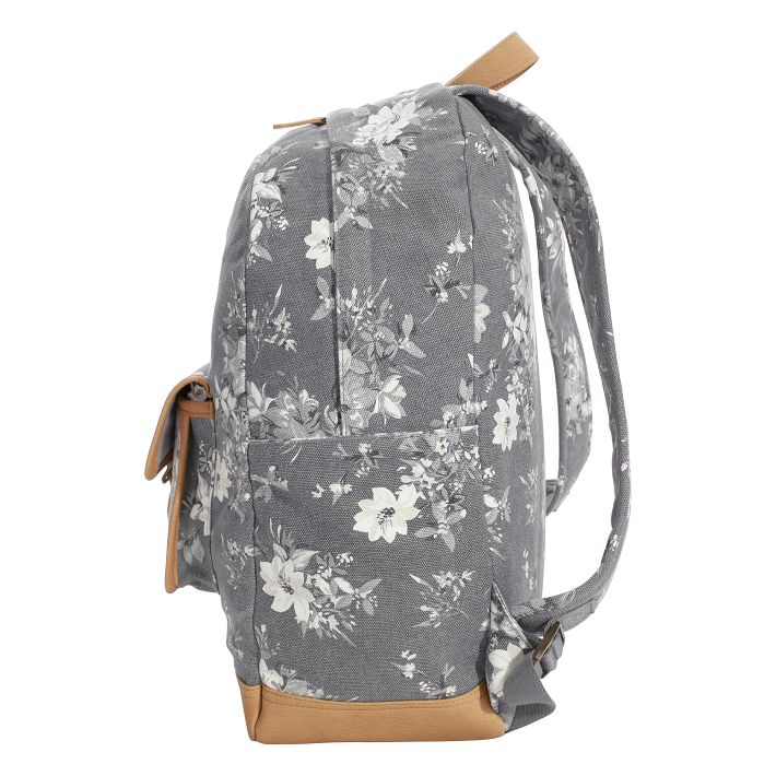 Northfield Camilla Floral Washed Black and White Backpack and Cold Pack  Lunch Box Bundle