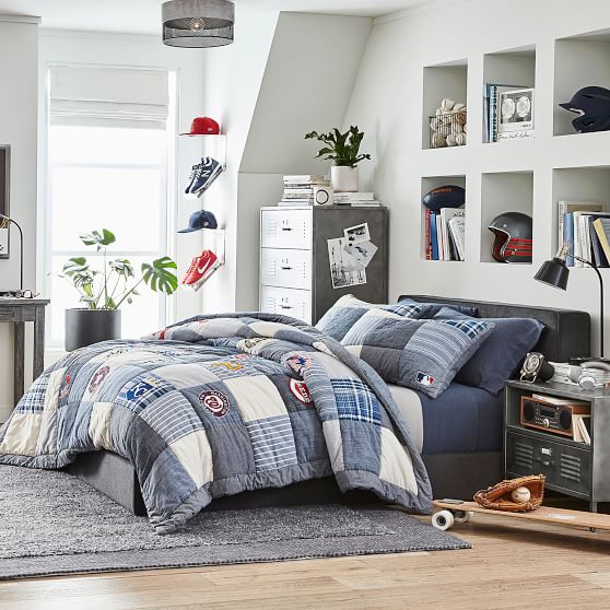 MLB™ Patchwork Quilt | Pottery Barn Teen