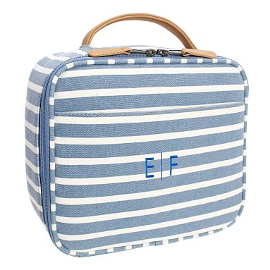 Northfield Stripe Light Blue Recycled Cold Pack Lunch Box