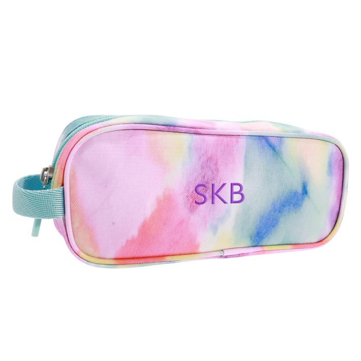 Gear-Up WaterColour Rainbow Recycled Tie-Dye Pencil Case