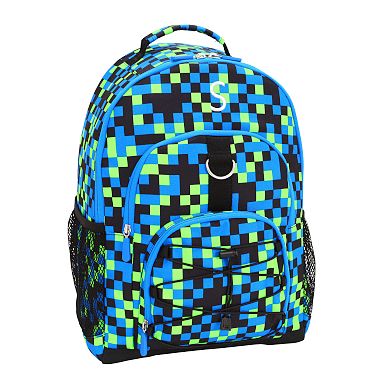 Gear-Up Pixel Neon Recycled Backpack, Large