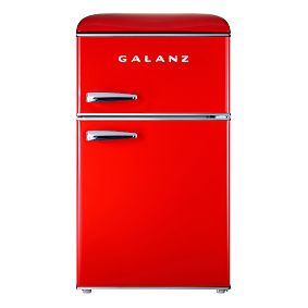 galanz mini fridge silver