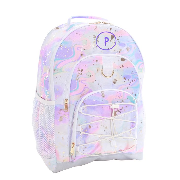 Under One Sky Womens Multicolor Tie Dye Unicorn Adjustable Strap Backpack  Bag