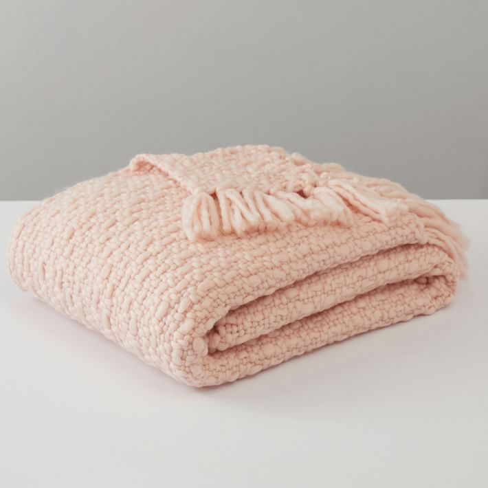 Chunky Yarn Throw Blanket Pottery Barn Teen