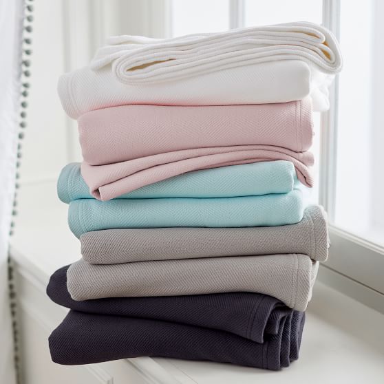 Ultimate Organic Cotton Throw Blanket Pottery Barn Teen