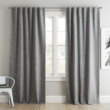 Classic Linen Blackout Curtain | Teen Curtains | Pottery Barn Teen