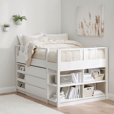 Bowen Low Loft Bed | Pottery Barn Teen