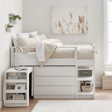 Bowen Low Loft Bed | Pottery Barn Teen