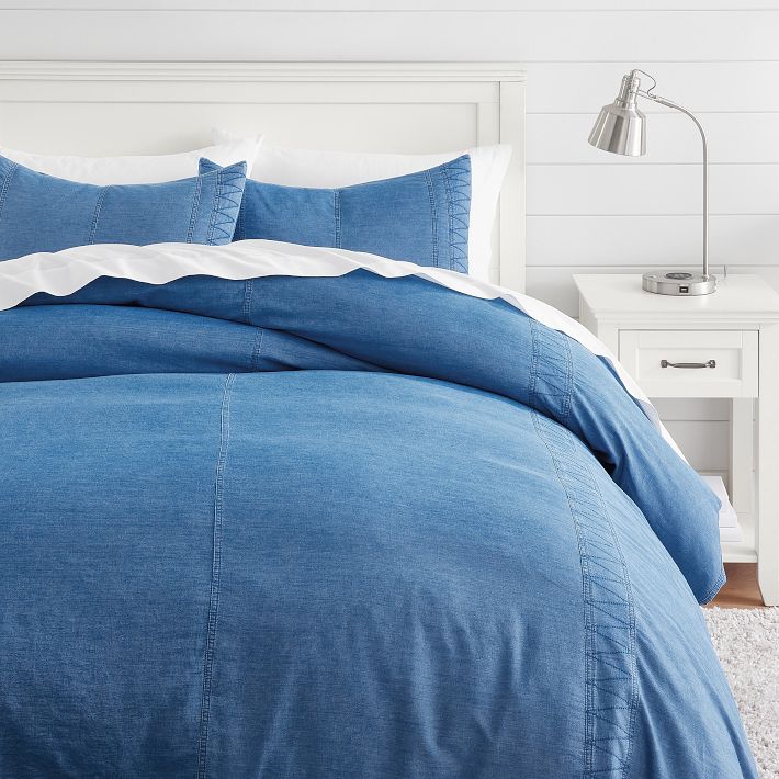 Denim Hangout Duvet Cover | Pottery Barn Teen