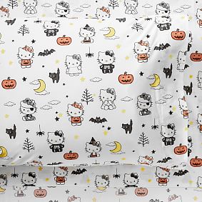 Hello Kitty® Glow-in-the-Dark Halloween Sheet Set