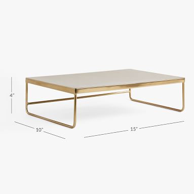 Gold Metal Desk Riser | Pottery Barn Teen