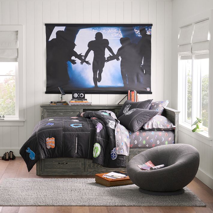 Tweed Groovy Swivel Chair Lounge Chair Pottery Barn Teen